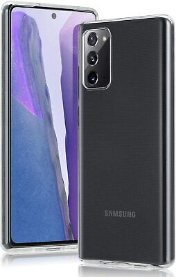 Samsung Galaxy Note20 Housse Etui Coque de protection Silicone [Transparent]