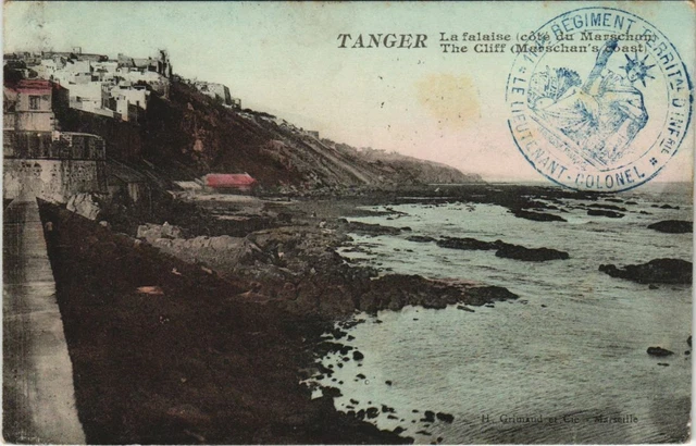 CPA AK Tanger - La Falaise - Cote du Marschan MAROC (1083017)