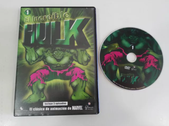 El Increible Hulk Dvd - Volumen 1 Serie Tv Animacion Marvel Español English - Am