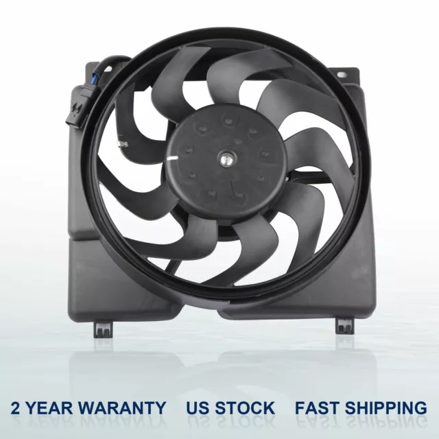 1PCS Radiator Cooling Fan Assembly w/ 9 Blade For 97-01 Cherokee Left Side New