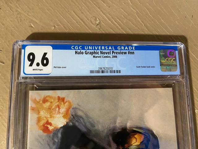 Halo Graphic Novel Preview CGC 9.6 1st App of Master Chief Marvel Comics 2006 3