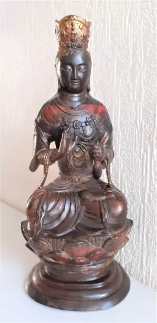 Chinese Ming Bronze Bodhisattva Guanyin  1368- 1644