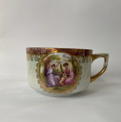 Tazza in porcellana Bloch&Co EICHWALD Czechoslovakia Arte 