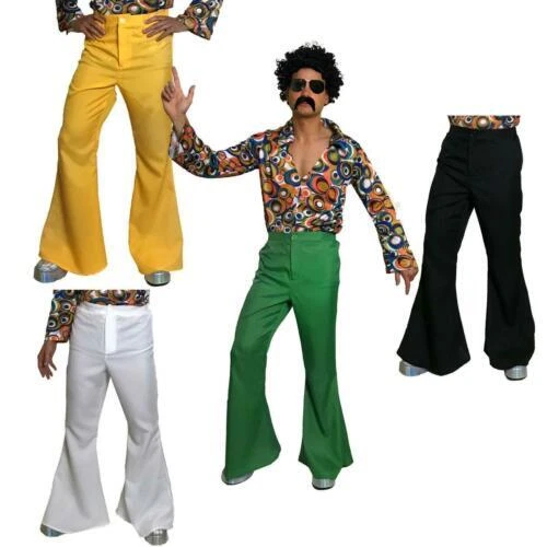 60s Groovy Flared Trousers, Mens main image 1