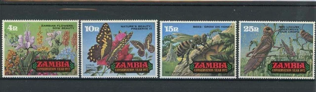 Sambia 89-92 postfrisch Schmetterling #JT945
