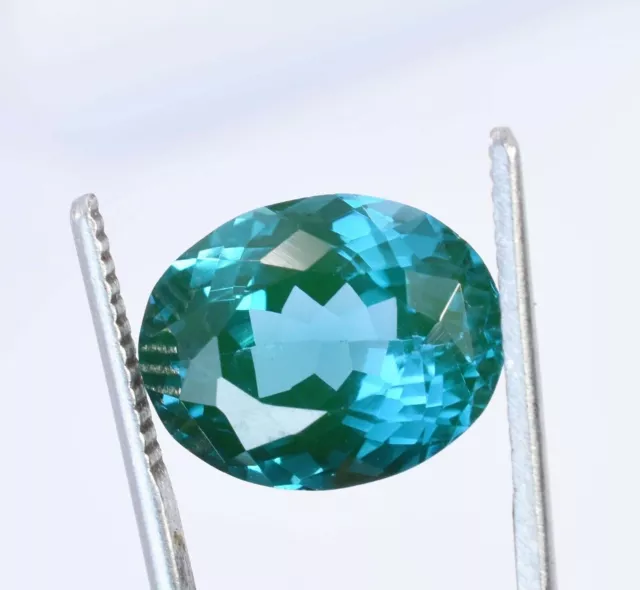 Pietra GEM sfusa certificata con tormalina Paraiba blu naturale da 8,75 ct