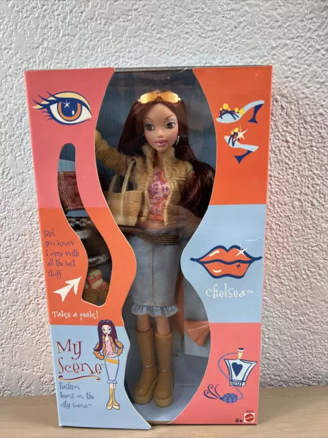 Nrfb Mattel 2002 Barbie My Scene Chelsea Fashion Teens In The City Scene #B2232