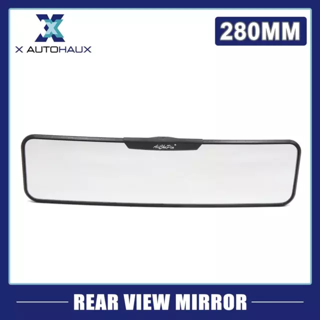 280mm White Glass Curved Panoramic Wide Angle Rear View Mirror for Car Interior