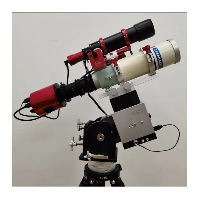 17 Equipo de fotografía astronómica profesional de montaje ecuatorial armónico