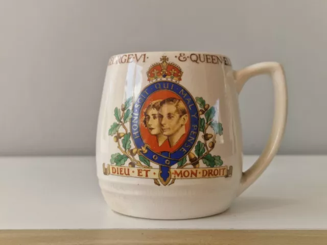 KING GEORGE V1 1937 Coronation Mug British Pottery Manufacturers ...