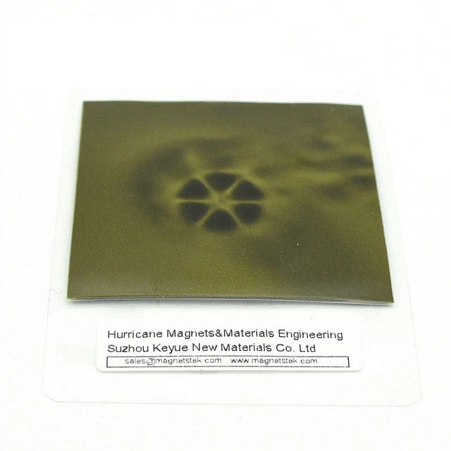 Carta Visore Campo Magnetico Verde - 25x35mm, 40x45mm, 30x50mm Per Scienza - Foto 10
