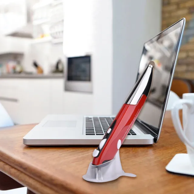 2.4G USB Wireless Mouse Pen 4 Keys Pen-Shaped Stylus Mouse for Laptop Tablet PC 2