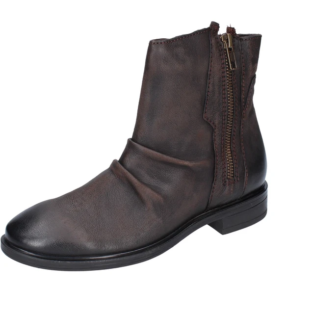 Chaussures Femme INUOVO 36 Ue Bottines Brun Cuir BQ992-36
