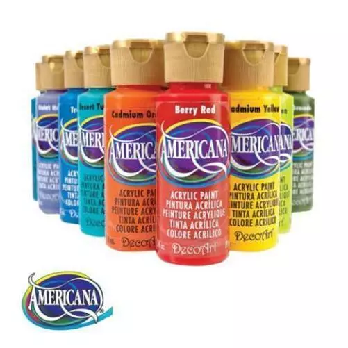 DecoArt (Americana) Acrylic Paints - 2oz (59ml) Pots - All Colours Available