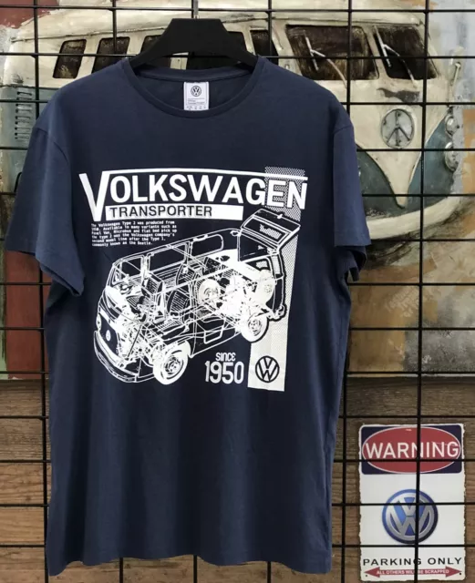 Genuine Official Merchandise VW Volkswagen Transporter T-Shirt Size Medium