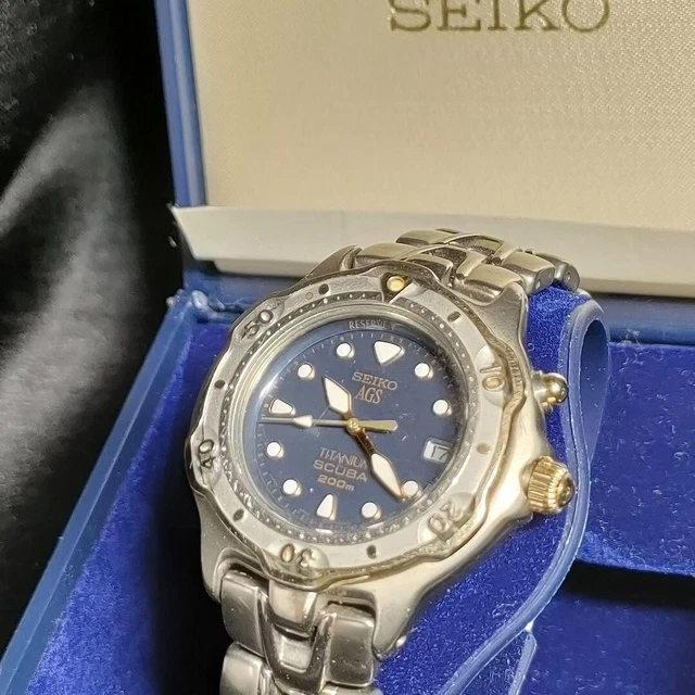 Seiko titanium sales scuba 200m
