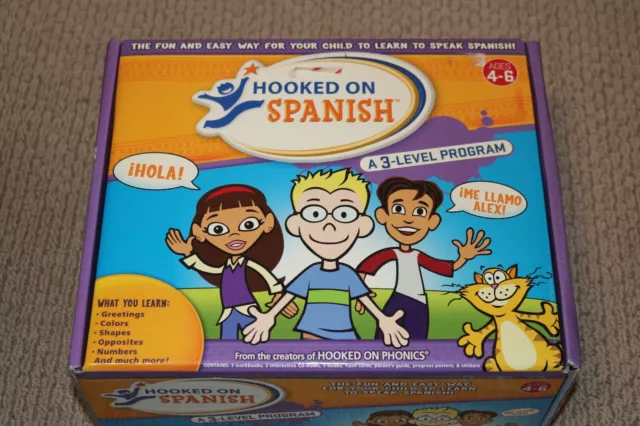 Hooked on Phonics Spanish 3 Level Program Complete Lesson Packages   2006    NOS