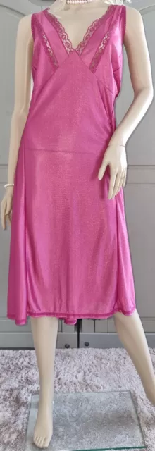 Figure Shapely Lampone Rosso Seta Raso Poliestere Slip Taglia 30Uk Xxxl 56"