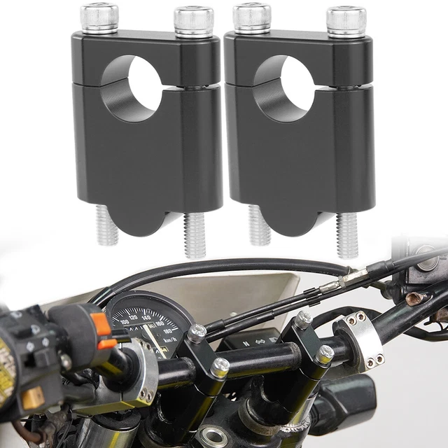 Fast Tt Risers HANDLEBAR RISERS CLAMP Adapter Fit For Moto Guzzi V7 2014-2024 V 85 TT ...