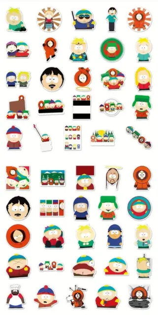 South Park Stickers Great For Waterbottles Laptops Skateboards