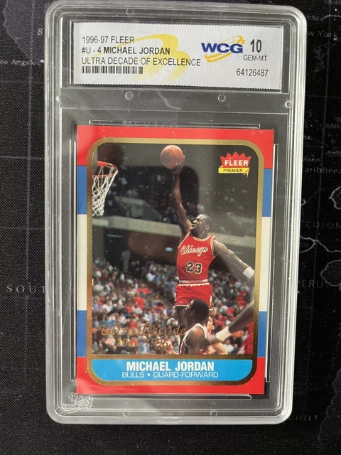 michael jordan rookie card decade of excellence