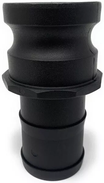 (10 Pack) 2" Type E Camlock Male Adapter x Hose Barb Polypropylene Poly Fitting