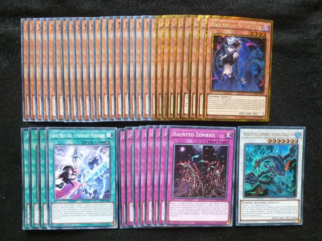 necro deck yugioh YU-GI-OH 41 CARD Red-Eyes Zombie Dragon / Underworld 