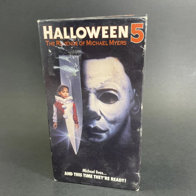 HALLOWEEN 5 (VHS, 1990) Horror, Michael Myers, Donald Pleasence, Beau