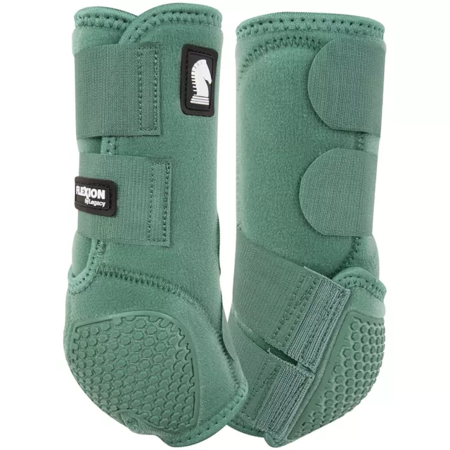 CLASSIC EQUINE Flexion by Legacy2 Spruce Large Front Support Boots (FCLS102SPL)