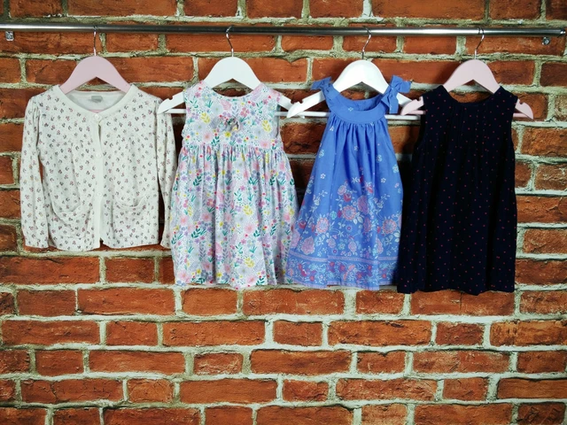 Girls Bundle Age 12-18 Months Jasper Conran Next Gap Dress Cardigan Flowers 86Cm
