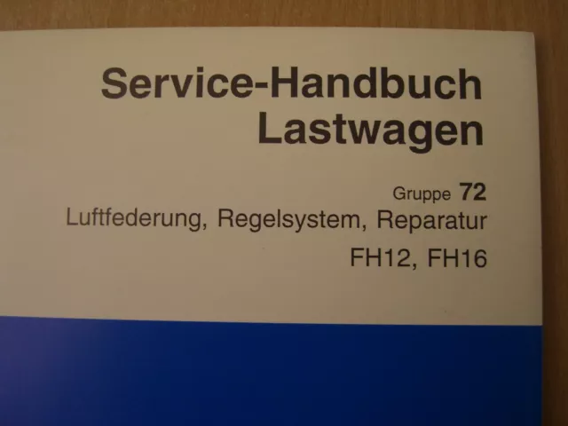 Werkstatthandbuch Volvo Truck FH12 FH16 Luftfederung Regelsystem 05.1995