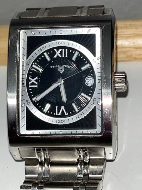 SWISS LEGEND MENS Limousine Analog Display Watch Quartz Black Sapphitek Crystal 44.99 PicClick
