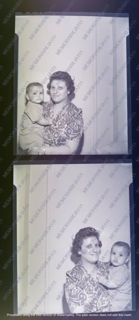 FAMOUS PHOTOGRAPHER 2 V MAIL BABY WWII NEGATIVE LOT SCARCE with envelope