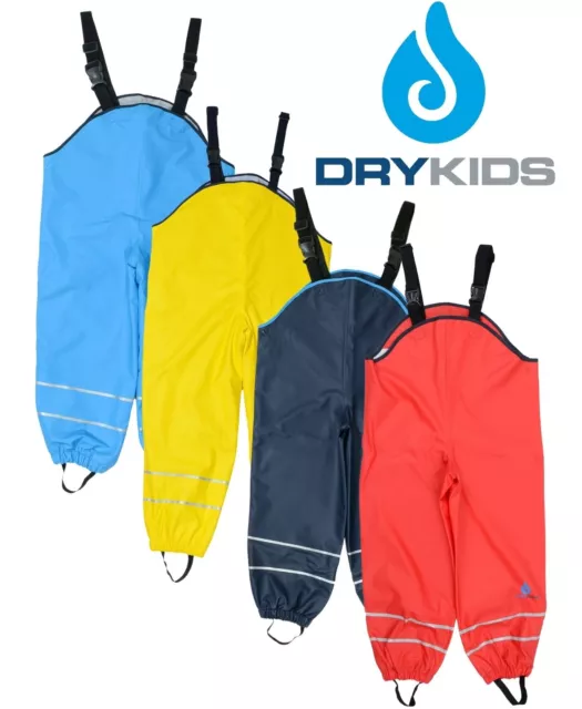 Waterproof Dungarees Trousers by Dry Kids Boys Girls Seconds small marks