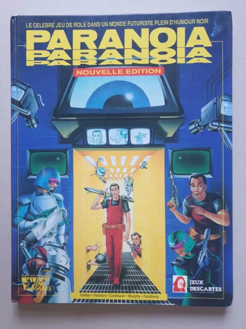 Paranoia Livre de base - Nouvelle Édition - Jeux Descartes 1988