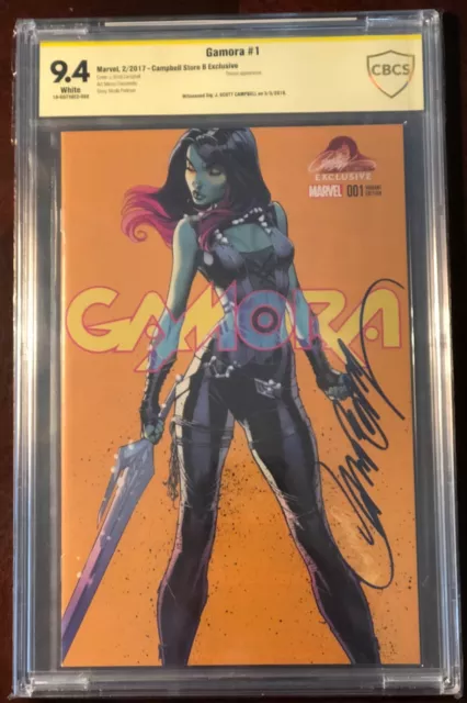 Gamora #1 - J. Scott Campbell Variant Cover B - CBCS 9.8