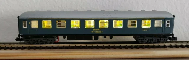 Conjunto de - 10 PIEZAS - para Serie 8000 IBERTREN Renfe scala n iluminación