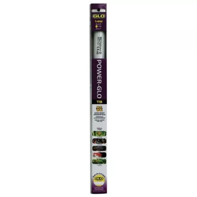 Glo Aquariophilie Tube Power glo 14 W 38 cm 25 mm éclairage aquarium reptile