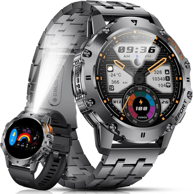 ESFOE Orologio Smartwatch Uomo con Torcia LED,1,43'' AMOLED | FindTheDeal