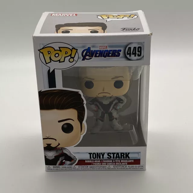 FUNKO POP 449 Marvel Avengers Endgame Tony Stark Figurine EUR