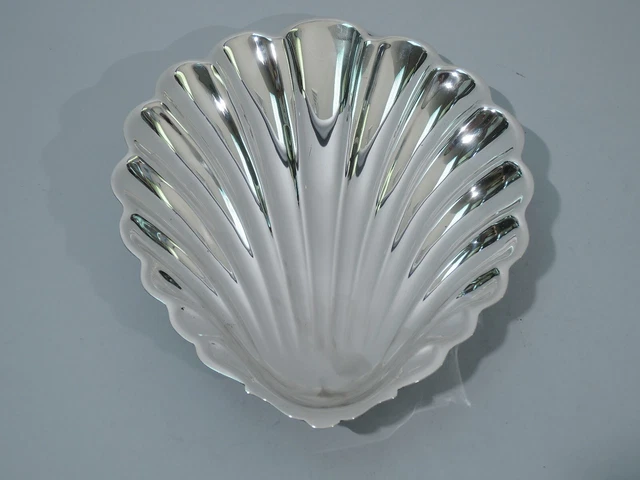 Gorham Ciotola 42606 Moderno Scallop Conchiglia Piatto Americana Argento 1941
