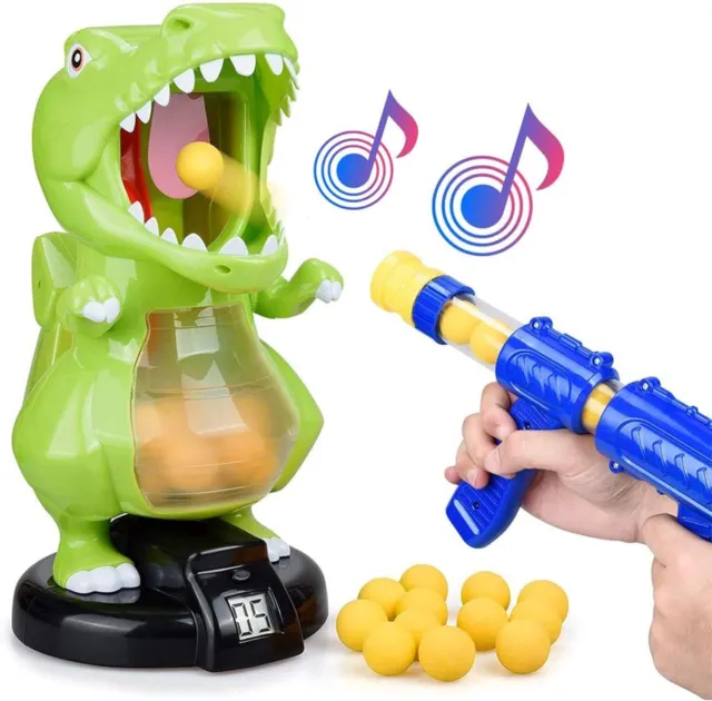 Dinosaurier Schießspielzeug Set für Jungen und Mädchen 5-12 Jahre Geschenke