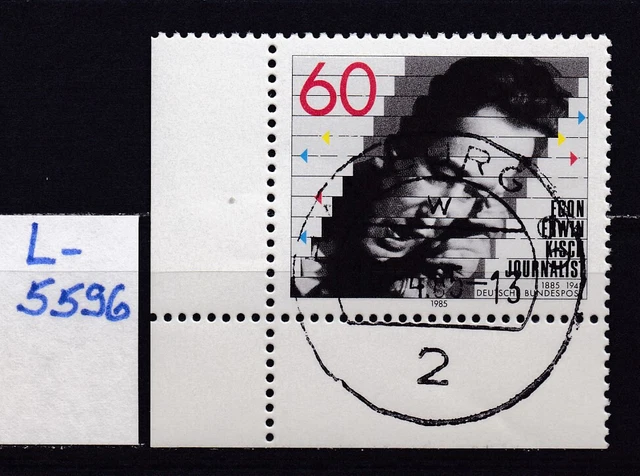 BRD - Mi 1247 - EST Ersttag -  Vollstempel Hamburg - Eckrand - Ecke 3 - L5596