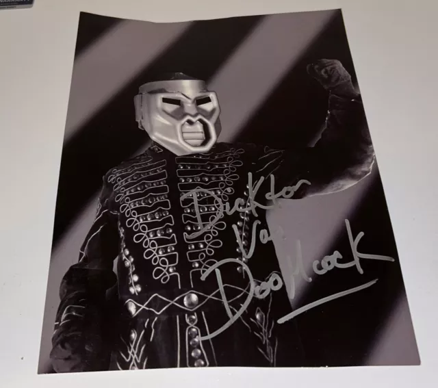 OVERLORD DVD: Dicktor Van Doomcock Defiant Poster Signed And Inscribed On Back