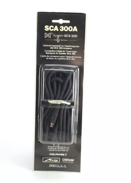 SCA 300A Connection Cable For  Torch Type Flashguns For System SCA 300 Boxed