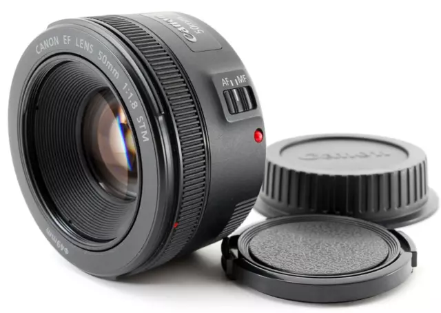 Canon Ef 50mm F/1.8 Stm Objectif [Excellent De Japon [1043]