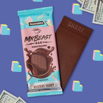 Mrbeast Feastables Original Chocolate Bar Stores FOR SALE! - PicClick UK