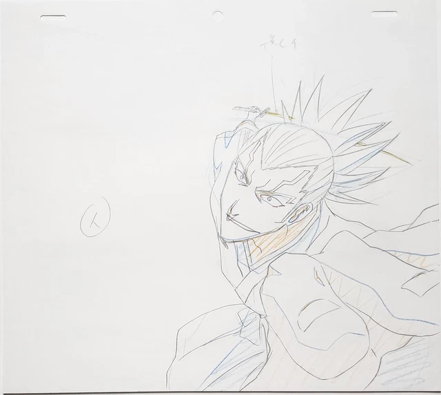 BLEACH ANIMATION PRODUCTION Cel Drawing Douga Genga: Renji - 4238 $85. ...