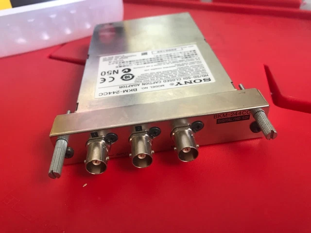 Sony BKM244cc HD/SD-SDI Closed Caption Decoder Module