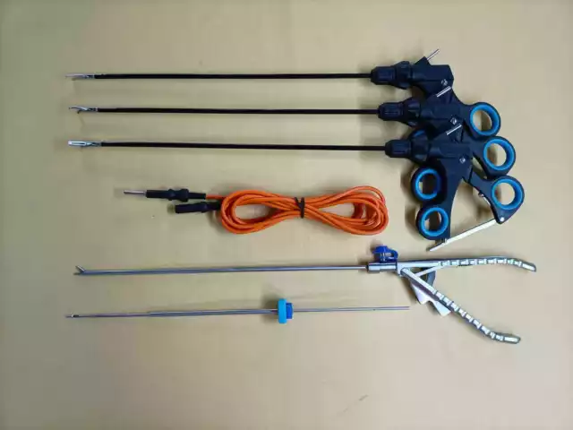 5pc Hochwertig Laparoskopische Basic Training Instrumente Mit Monopolare Kabel